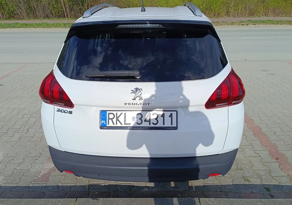 Peugeot 2008 cena 49600 przebieg: 206000, rok produkcji 2019 z Jutrosin małe 436